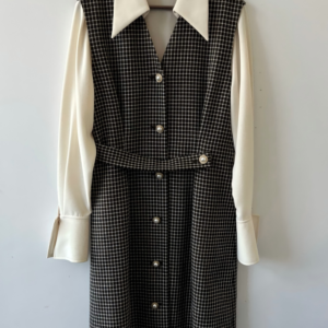 Houndstooth Dress