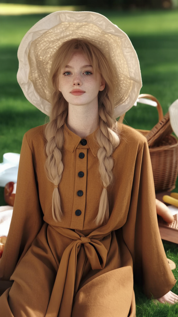 Brown Midi Shirt Dress