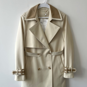 Pure Polyester Trench Coat Dress