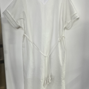 Cotton Ramie White Dress
