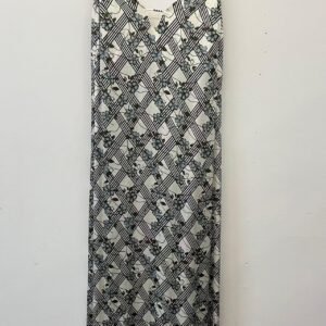 Silk Checkerboard Dress